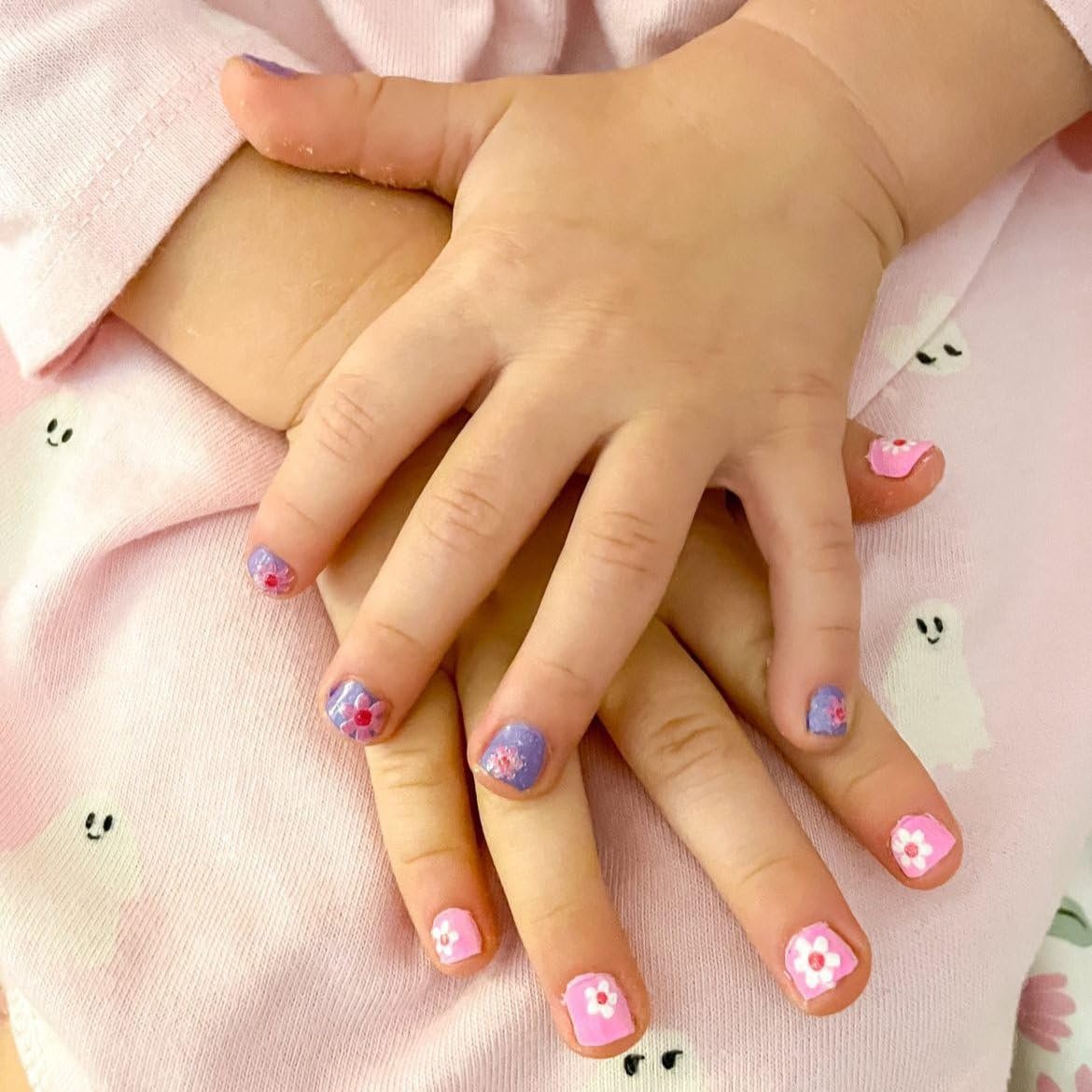 Piggy Paint 100% Non-Toxic Girls Nail Polish - Safe, Chemical Free Low Odor - Funny Bunny (4-Pack) Avelisse