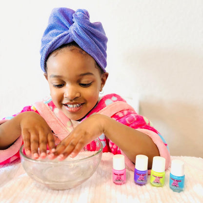 Piggy Paint 100% Non-Toxic Girls Nail Polish - Safe, Chemical Free Low Odor - Funny Bunny (4-Pack) Avelisse
