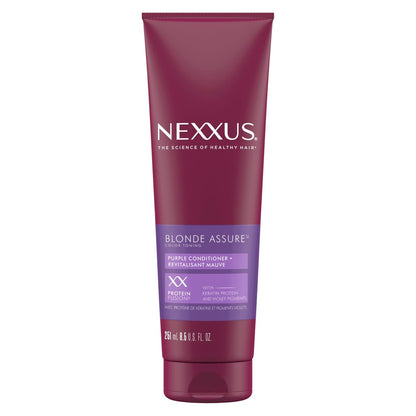 Nexxus Blonde Assure Purple Conditioner for Blonde and Bleached Hair - Keratin Infused, 8.5 oz Avelisse