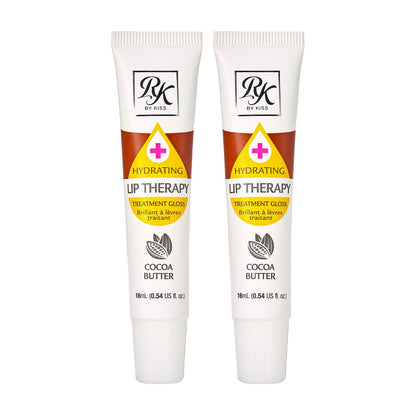 Ruby Kisses Hydrating Lip Therapy Treatment Gloss Cocoa Butter (2 Pack)