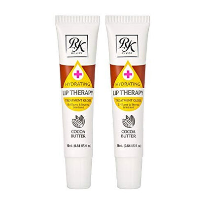 Ruby Kisses Hydrating Lip Therapy Treatment Gloss Cocoa Butter (2 Pack)