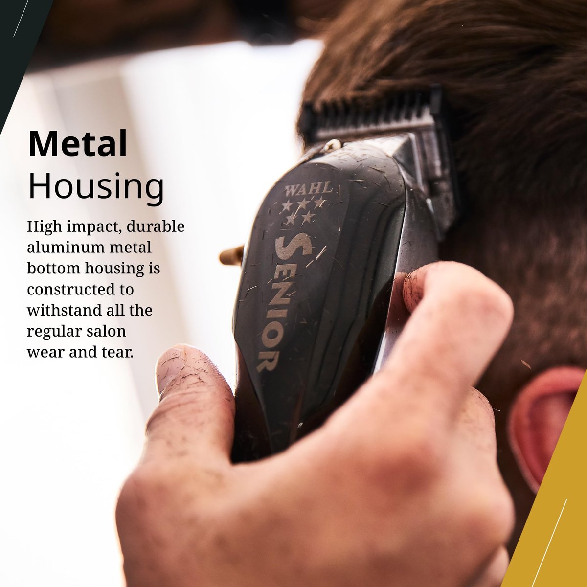 Wahl Professional 5 Star Cordless Senior Clipper - Precision Fade Blades, Metal Housing, 80-Minute Run Time Avelisse