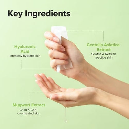 Beauty of Joseon Centella Asiatica Calming Mask – Daily Moisturizing & Soothing Cica Sheet Mask for All Skin Types (10 Sheets)