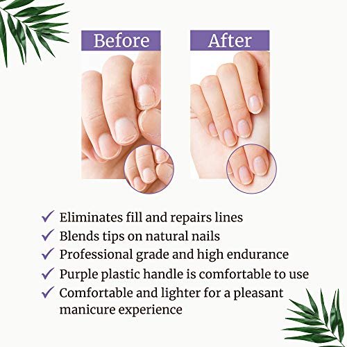 SuperNail Winning Nails 7" Chamois Nail Buffer – High-Shine Nail Polishing for Natural Nails, 2 Pack Avelisse