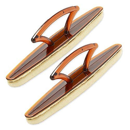 SuperNail Winning Nails 7" Chamois Nail Buffer – High-Shine Nail Polishing for Natural Nails, 2 Pack Avelisse