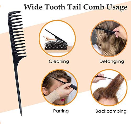 Sosoon Boar Bristle Paddle Hairbrush for All Hair Types – Detangles, Smooths & Adds Shine (Includes Gift Box & Tail Comb) - görsel 11