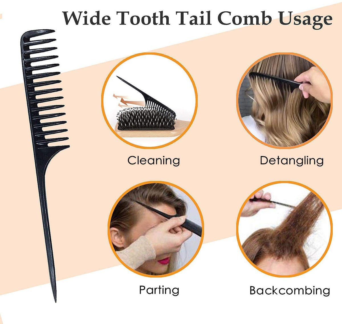 Sosoon Boar Bristle Paddle Hairbrush for All Hair Types – Detangles, Smooths & Adds Shine (Includes Gift Box & Tail Comb) - görsel 12