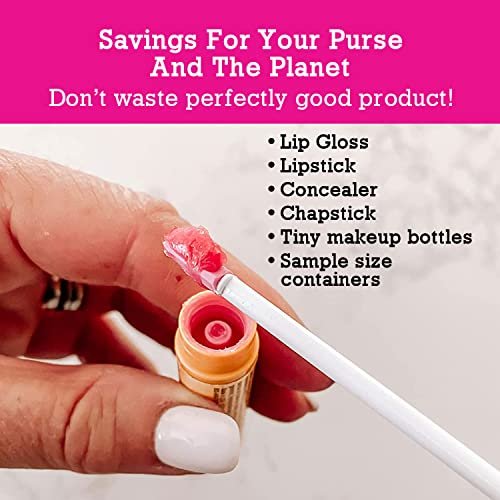 Spatty Daddy Lip Gloss Tiny Beauty Spatula (6 Inch Pink) - Mini Makeup Tool for Lip Gloss, Foundation, and More - görsel 10