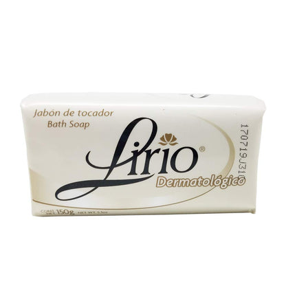 Lirio Dermatologico Bar Soap – Glycerin Enriched Antibacterial Soap for Daily Use – Suitable for All Skin Types – 5.3 oz, Pack of 6 Avelisse