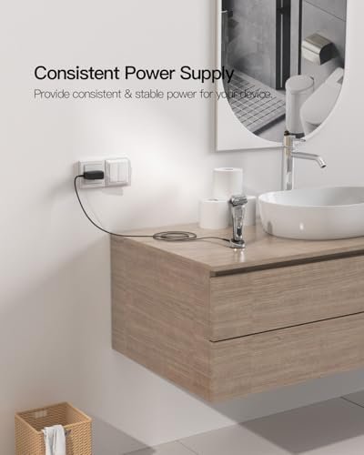 Superer 5FT Charger Fit for Braun Shaver Series 9 7 5 3 1, 310s 3040s 9577cc 9517s 7085cc 12V Charging Cord Replacement for Braun S3 S5 S7 S9 Electric Razor Shaver Trimmer Wall Power Adapter
