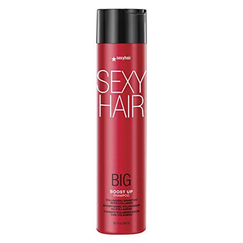 SexyHair Big Boost Up Volumizing Shampoo with Collagen - 10.1 oz - SLS & SLES Sulfate Free for All Hair Types Avelisse
