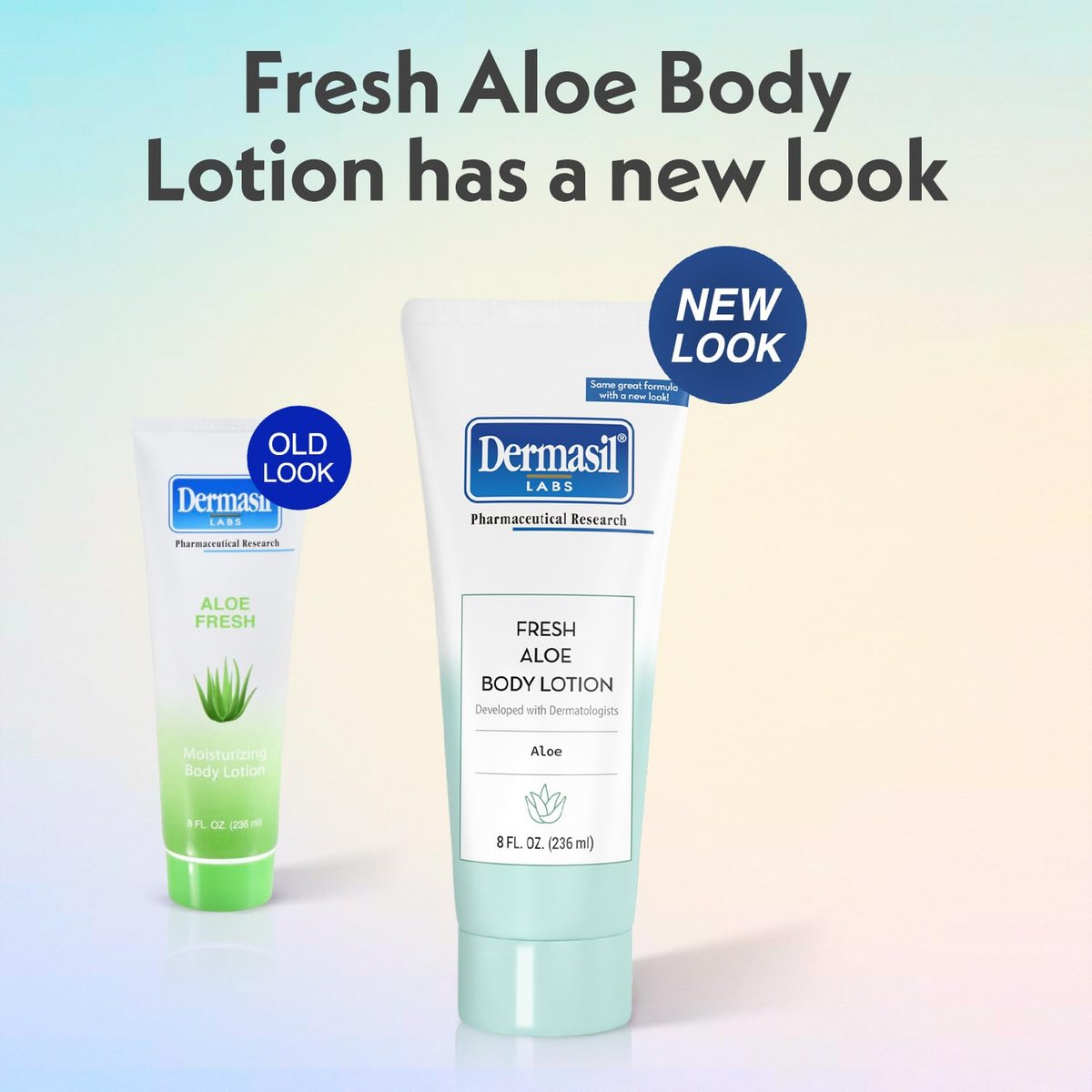 Dermasil Body Lotion Aloe 3-Pack – Non-Greasy, Fast-Absorbing, Fresh Scent, 8 oz Each Avelisse