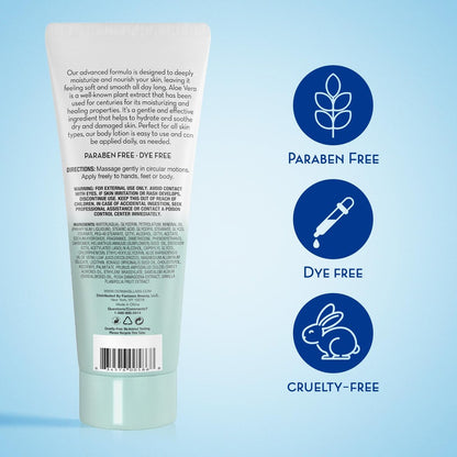 Dermasil Body Lotion Aloe 3-Pack – Non-Greasy, Fast-Absorbing, Fresh Scent, 8 oz Each Avelisse