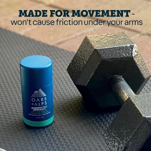 Oars + Alps Aluminum Free Deodorant for Men - Deep Sea Glacier, 2.6 oz (Pack of 2) | Long Lasting Odor Protection, No White Residue, Smooth Glide Avelisse
