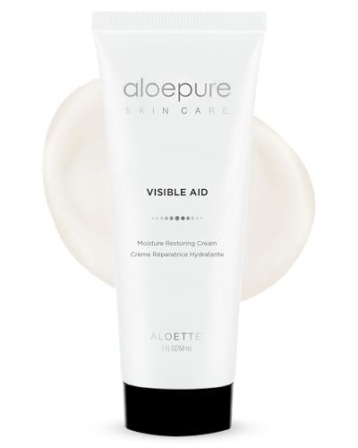 Aloette Face Moisturizer Cream - Daily Body & Facial Skin Care with Aloe Vera & Vitamin E - Hydrates & Rejuvenates Dry to Normal Skin, Gluten Free - 2 Fl Oz Avelisse