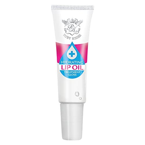 Ruby Kisses Hydrating Lip Oil Clear RLO01 – Cocoa Butter & Hemp Seed Infused Lip Care - görsel 4