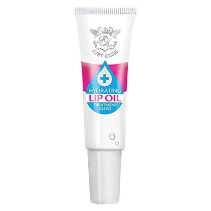 Ruby Kisses Hydrating Lip Oil Clear RLO01 – Cocoa Butter & Hemp Seed Infused Lip Care