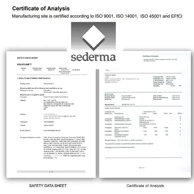 Volufiline 10ml (0.34 fl oz) – 100% Pure Cosmetic Ingredient by SEDERMA France | Improves Skin Elasticity & Reduces Wrinkles for Face and Body Avelisse