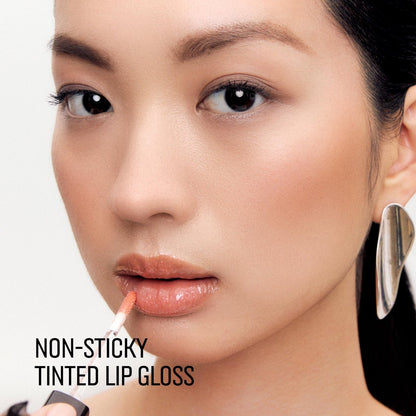 Bobbi Brown Crushed Oil-Infused Gloss - Hydrating, Non-Sticky Tinted Lip Oil Gloss, High-Impact Shine, 0.20 Fl Oz, Free Spirit
