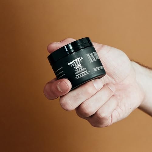 Brickell Men's Hair Styling Clay Pomade – Natural & Organic, Strong Hold, Matte Finish, 2 oz - görsel 8