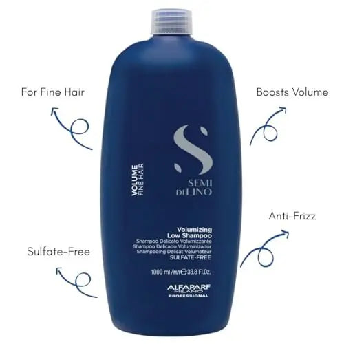 ALFAPARF MILANO Semi Di Lino Volume Shampoo for Fine Hair – Sulfate-Free Volumizing Shampoo – Adds Volume, Thickness & Body – Anti-Frizz – Professional Salon Quality – 33.8 fl oz Avelisse