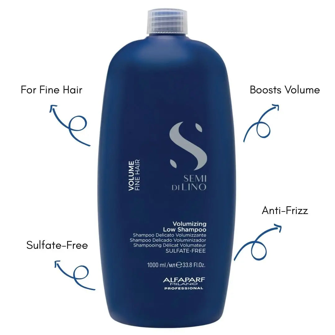 ALFAPARF MILANO Semi Di Lino Volume Shampoo for Fine Hair – Sulfate-Free Volumizing Shampoo – Adds Volume, Thickness & Body – Anti-Frizz – Professional Salon Quality – 33.8 fl oz Avelisse