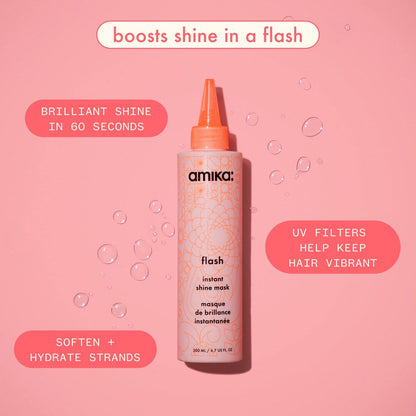 Amika Flash Instant Shine Mask - 6.7 Fl Oz - Signature Scent Avelisse