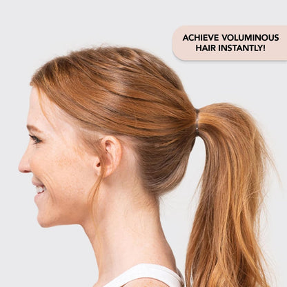 Kitsch PONYFULL Hair Volumizer Tool - Adds Lift and Style To Your Ponytail | Hair Bun Maker for Women | Ponytail Volumizer, Includes 3 No Snag Elastic Ties | Ideal Gifts for Women - (Blonde)