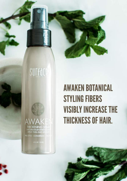 Surface Hair Awaken Thickening Spray - Pre-Style Conditioning & Protection, 4 oz Avelisse