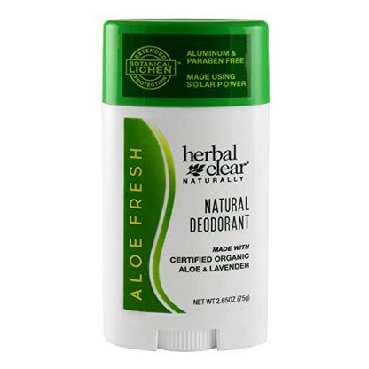 Herbal Clear Naturally Aloe Fresh Deodorant – Aluminum-Free, 2.65 oz