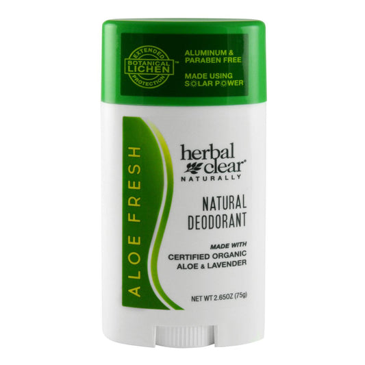 Herbal Clear Naturally Aloe Fresh Deodorant – Aluminum-Free, 2.65 oz