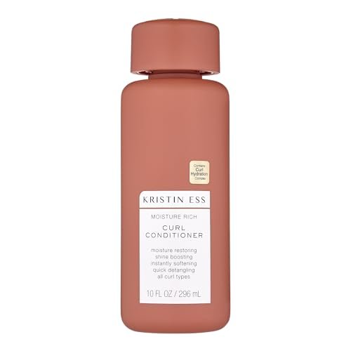 Kristin Ess Hair Moisture Rich Conditioner for Curly + Wavy Hair, 10 fl. oz, Vegan, Sulfate, Paraben and Silicone Free, Color + Keratin Safe - görsel 2
