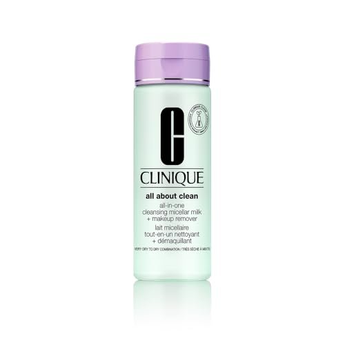 Clinique 3-Step All About Clean All-in-One Cleansing Micellar Milk + Makeup Remover with Glycerin & Vitamin E, 6.7 Fl Oz Avelisse