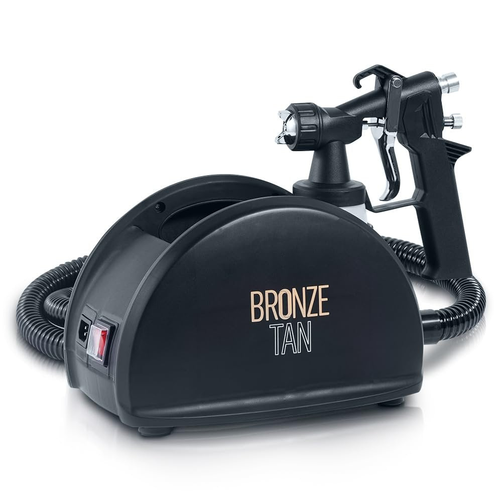 Professional HVLP Spray Tan Machine – Black, 110V, 1 Pack by Bronze Tan Avelisse