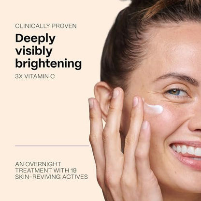 Mad Hippie Triple C Night Cream – Brightening & Anti-Aging Face Moisturizer with 3 Forms of Vitamin C, 2.1 oz Avelisse