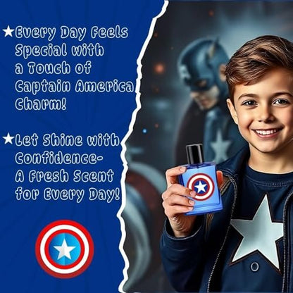 Captain America by Marvel for Kids - 3.4 oz EDT Spray Avelisse