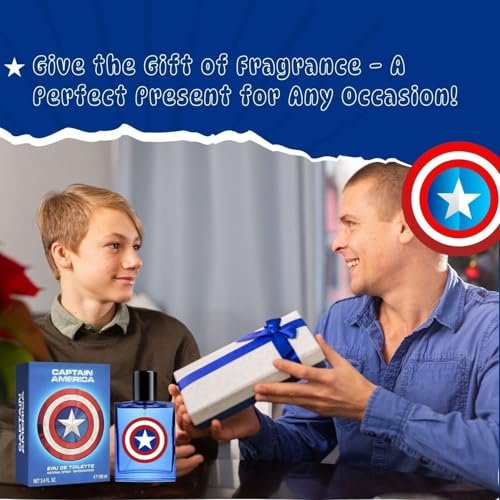 Captain America by Marvel for Kids - 3.4 oz EDT Spray Avelisse