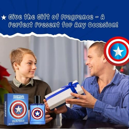Captain America by Marvel for Kids - 3.4 oz EDT Spray Avelisse