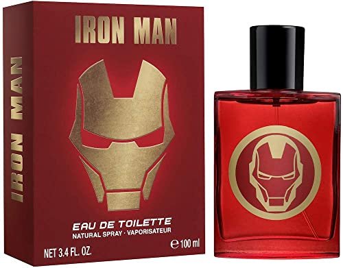 Marvel Iron Man 3.4 EDT - Eau de Toilette for Men, 3.4 Fl Oz Avelisse