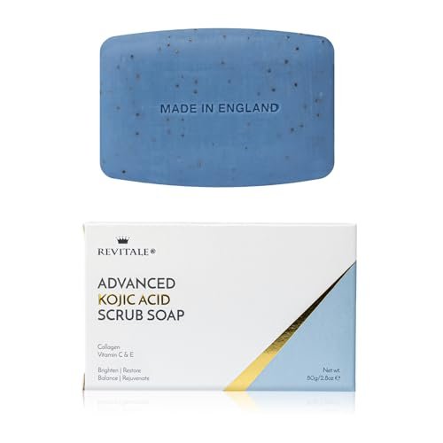 REVITALE Advanced Kojic Acid Brightening Scrub Soap – Restoring & Balancing Bar for a Radiant, Rejuvenated Look - görsel 2