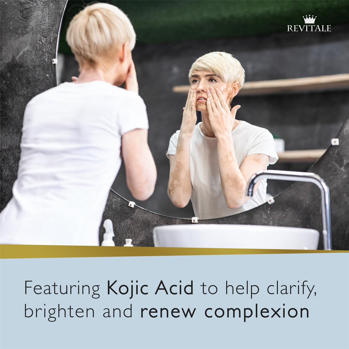 REVITALE Advanced Kojic Acid Brightening Scrub Soap – Restoring & Balancing Bar for a Radiant, Rejuvenated Look - görsel 3