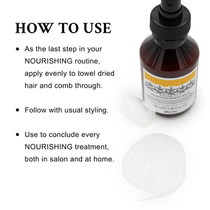 Davines Naturaltech Nourishing Keratin Sealer - Restructuring & Hydrating Treatment for Dry, Damaged Hair with Vegetal Keratin, Seals Cuticles & Prevents Split Ends, 3.38 Fl Oz Avelisse