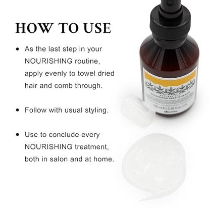 Davines Naturaltech Nourishing Keratin Sealer - Restructuring & Hydrating Treatment for Dry, Damaged Hair with Vegetal Keratin, Seals Cuticles & Prevents Split Ends, 3.38 Fl Oz Avelisse