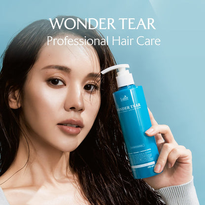 LA'DOR Wonder Tear Deep Conditioning Treatment Mask – Moisturizing & Hydrating Protein Keratin Growth Conditioner for Dry, Damaged, Color Treated, Frizzy, Curly Hair, 8.45 Fl Oz