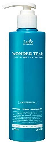 LA'DOR Wonder Tear Deep Conditioning Treatment Mask – Moisturizing & Hydrating Protein Keratin Growth Conditioner for Dry, Damaged, Color Treated, Frizzy, Curly Hair, 8.45 Fl Oz - görsel 2