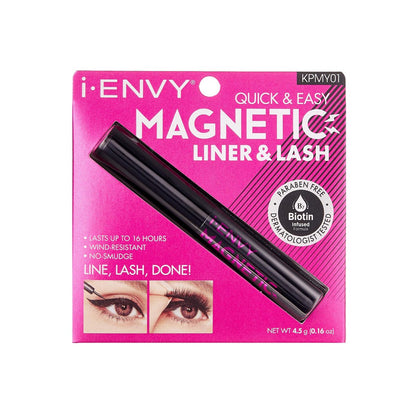 KISS i Envy Magnetic Eyeliner - Wind Resistant, 16-Hour Wear, 0.16 oz