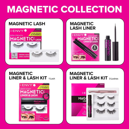 KISS i Envy Magnetic Eyeliner - Wind Resistant, 16-Hour Wear, 0.16 oz