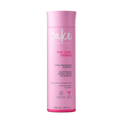 Cake Beauty The Curl Friend Moisturizing & Cleansing Shampoo for Curly Hair – Frizz & Humidity Protection – Aloe Leaf Juice, Sunflower Seed Oil & Argan Oil – 10 Fl Oz