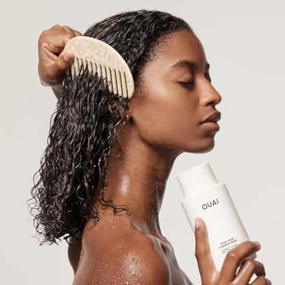 OUAI Thick Hair Conditioner Refill - Moisturizing Conditioner for Dry, Frizzy Hair - Keratin, Marshmallow Root, Shea Butter and Avocado Oil - Paraben, Phthalate & Sulfate Free (32 Oz) Avelisse
