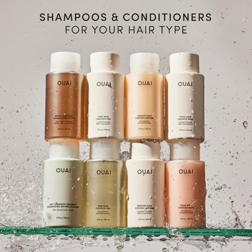 OUAI Thick Hair Conditioner Refill - Moisturizing Conditioner for Dry, Frizzy Hair - Keratin, Marshmallow Root, Shea Butter and Avocado Oil - Paraben, Phthalate & Sulfate Free (32 Oz) Avelisse